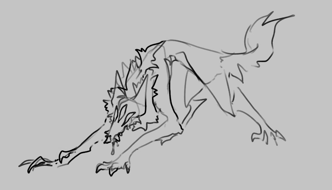 gouache on watercolour paper